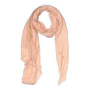 *Banana Republic Pastel Tangerine Orange Wide Taperd Finge Shawl Scarf